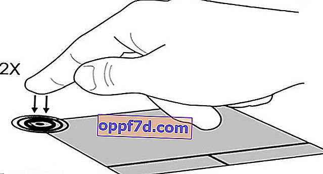 Schalten Sie das Touchpad mit zwei Fingertipps ein