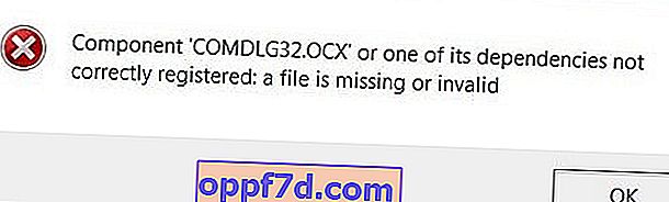 Datoteka komponente MSCOMCTL.OCX nedostaje ili je nevaljana